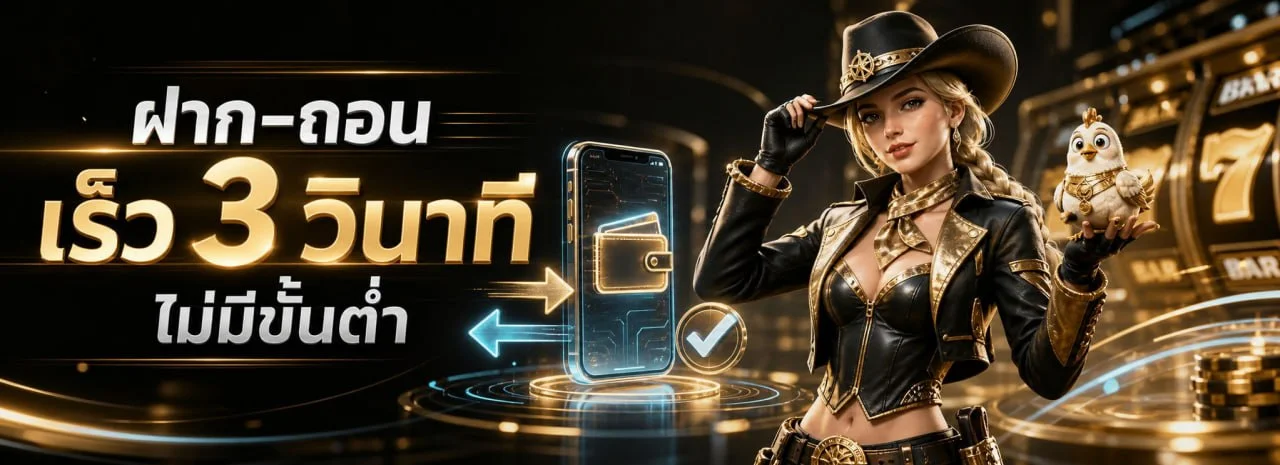 วิธีฝากถอนเงิน MEGAVIP365 ออโต้ ไม่มีขั้นต่ำ รองรับทุกธนาคารไทยและ PromptPay